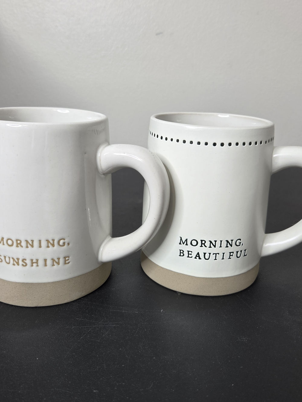 Hearth & Hand By Magnolia Stoneware Gloss & Matte Finish Mugs